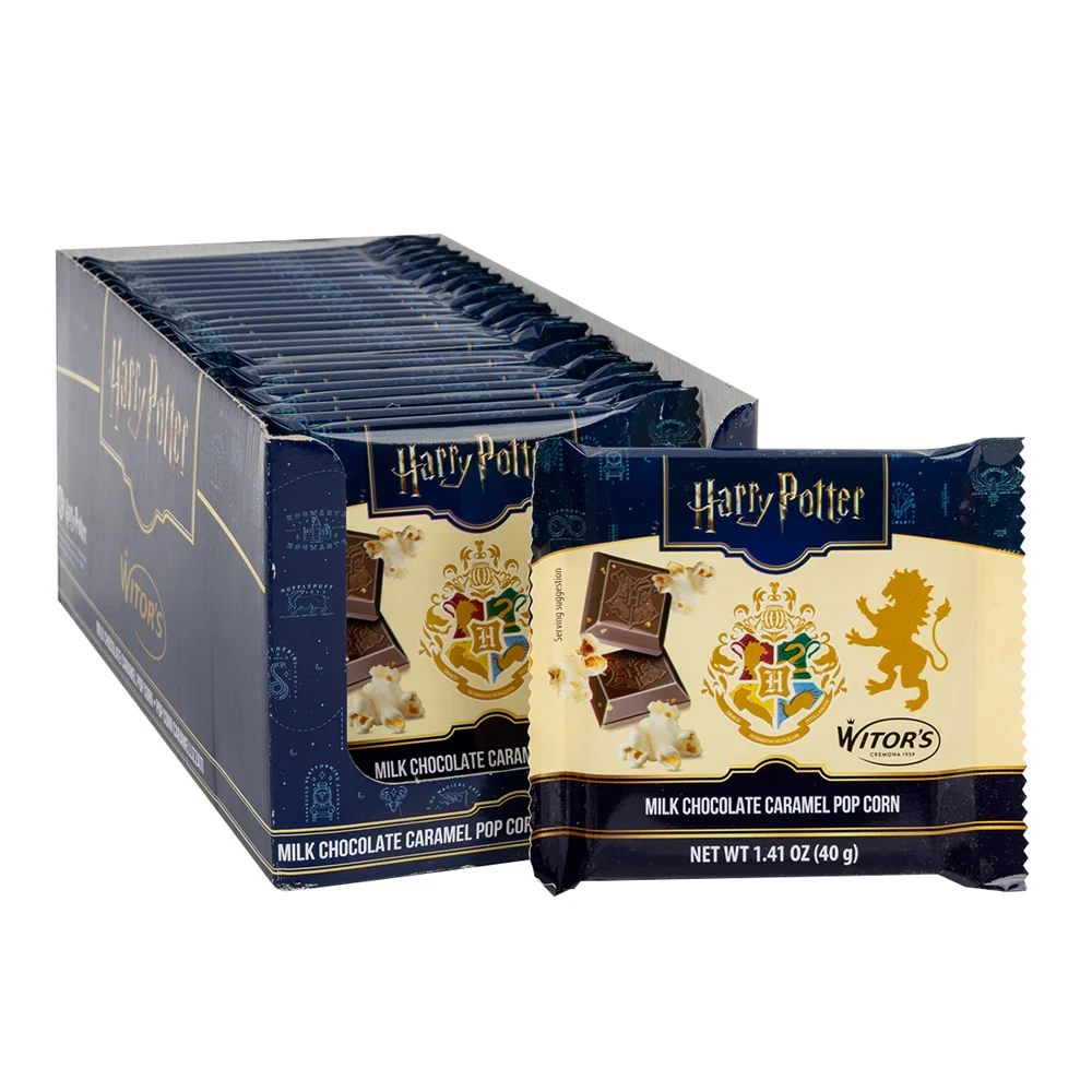 Harry Potter Milk Choc Caramel Popcorn Bar - 24ct