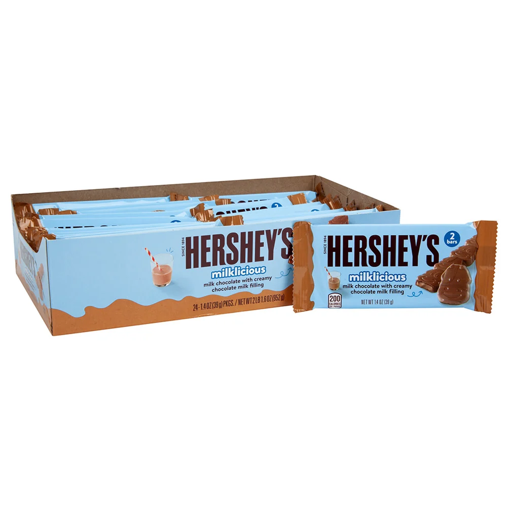 Hershey Milkllicious Chocolate Bars - 24ct