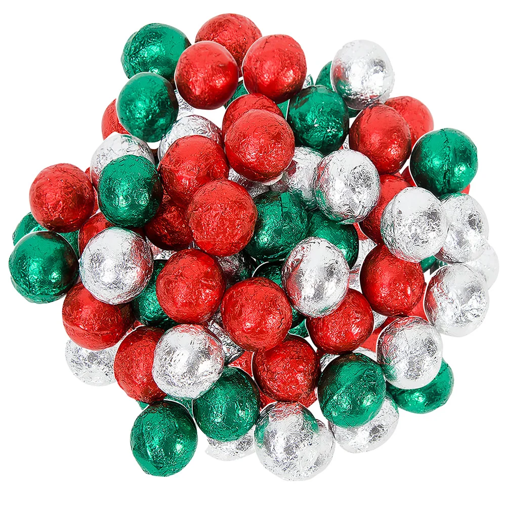 Holiday Foiled Chocolate Balls - 15lb