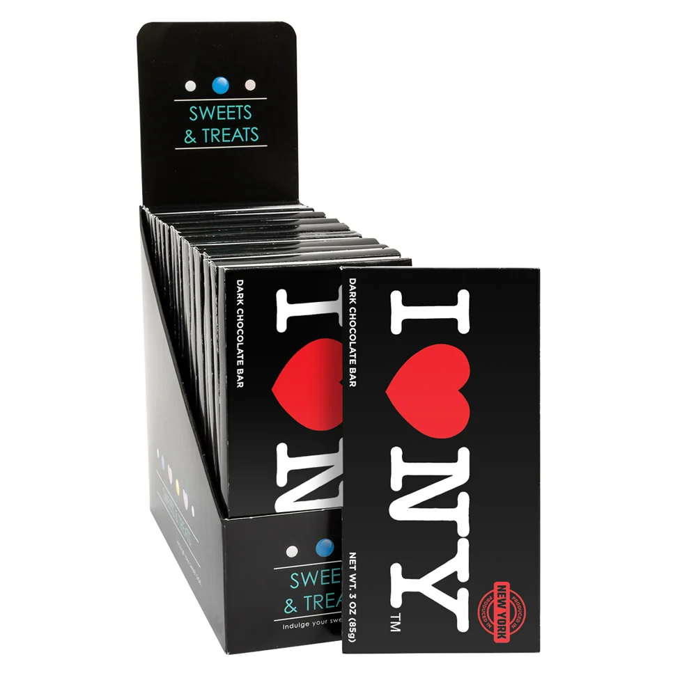 I Love NY Dark Chocolate Bar - 20ct