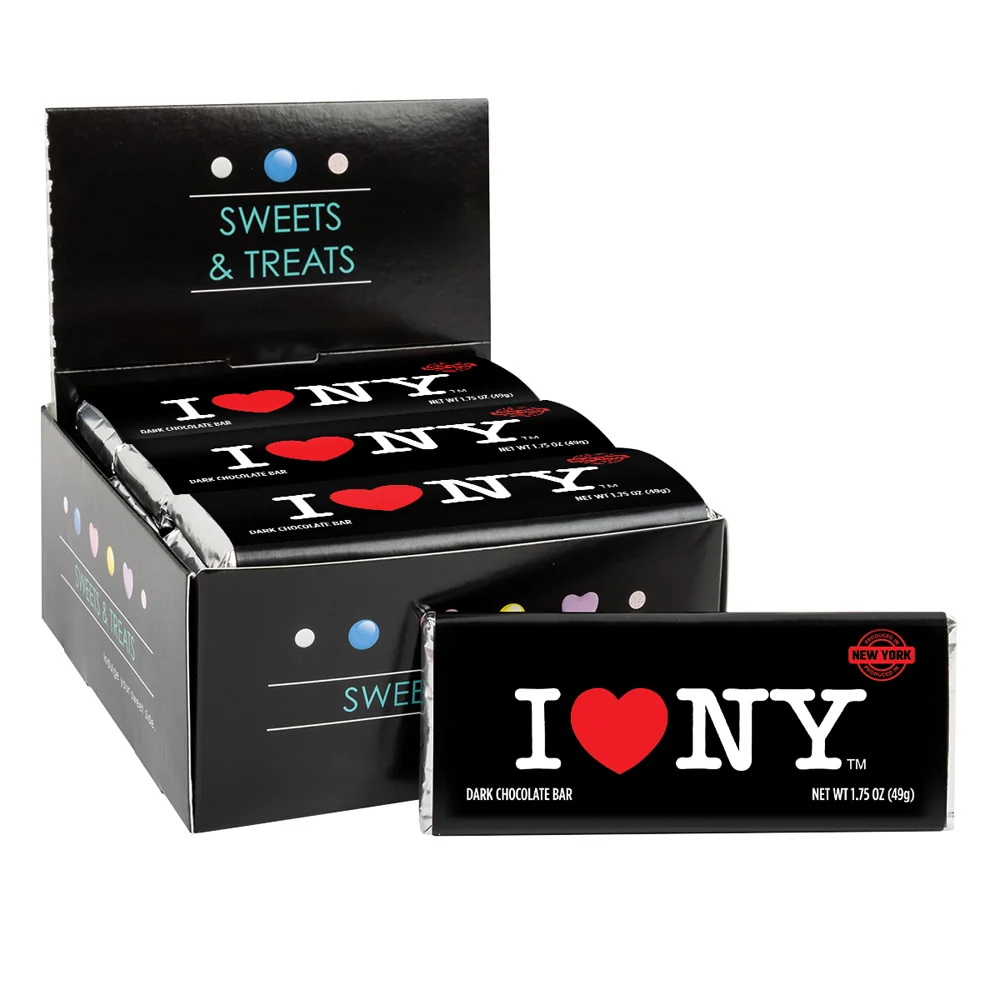 I Love NY Dark Chocolate Bar - 24ct