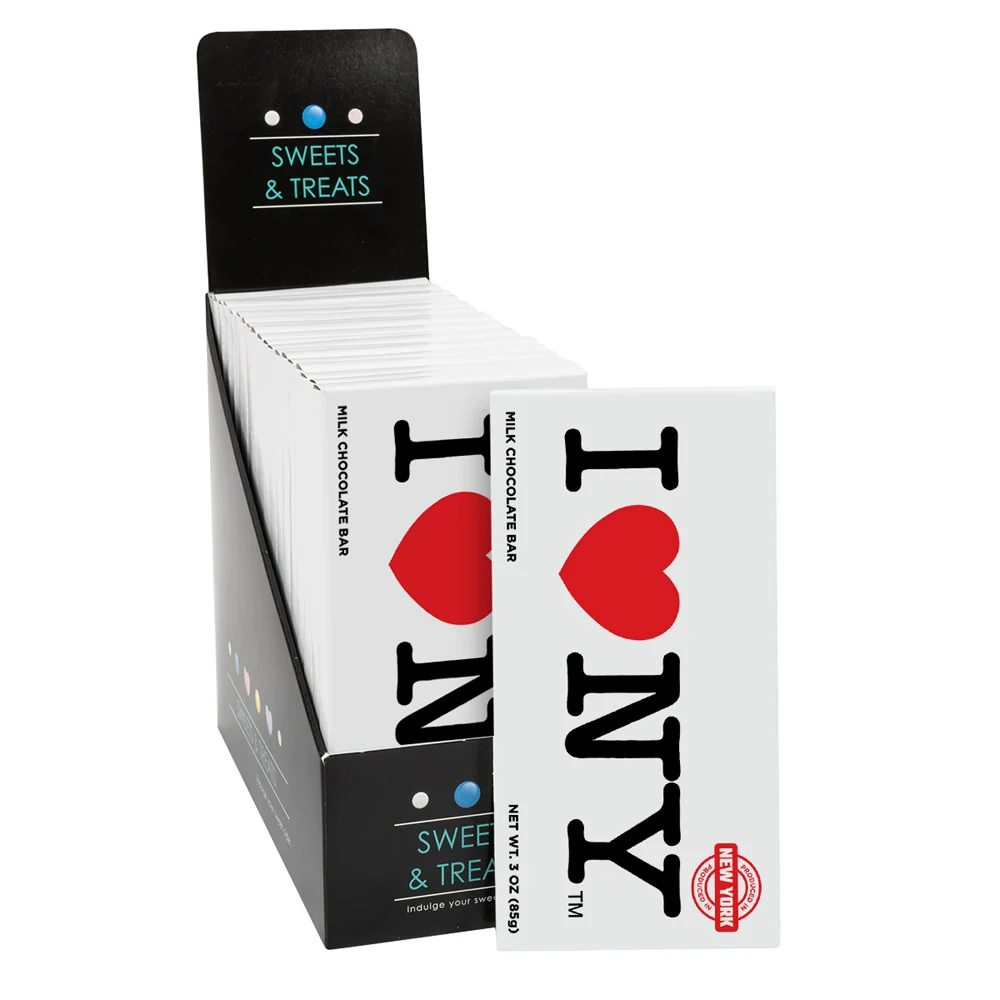 I Love NY Milk Chocolate Bar - 20ct