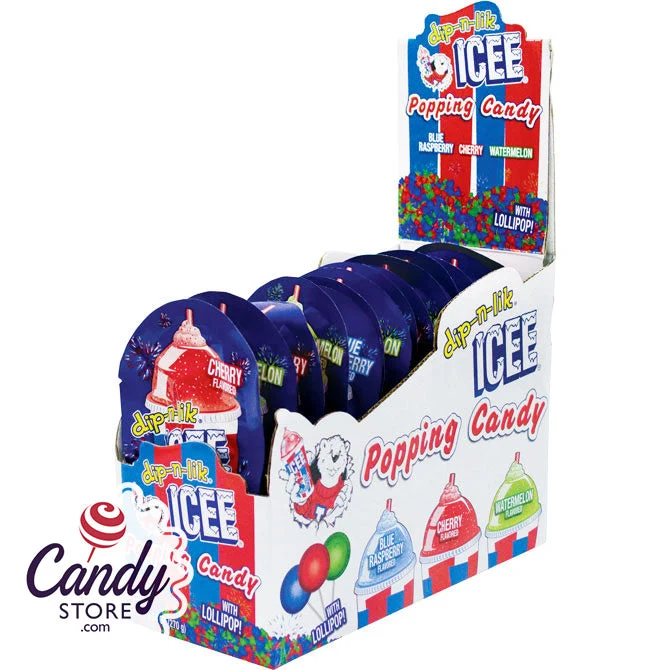 Icee Popping Candy Lollipops - 18ct