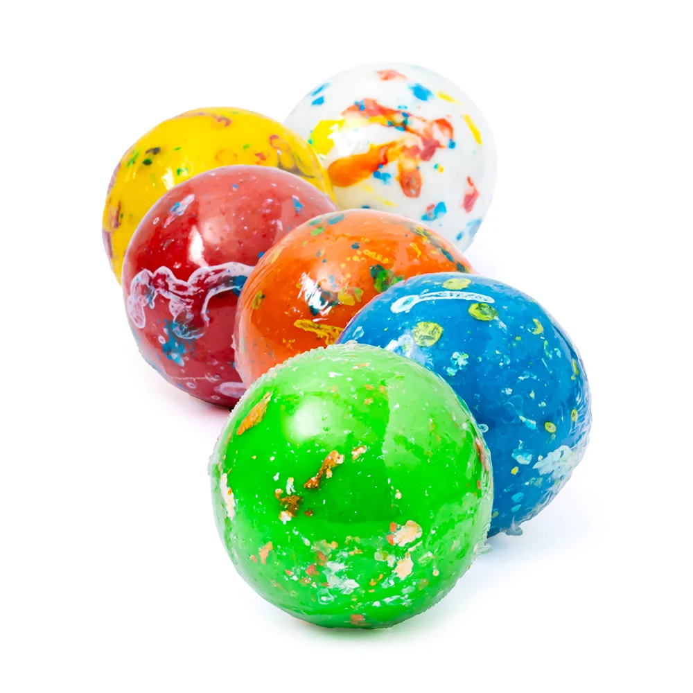 Jawbreaker with Candy Center Splatter - 22lb Bulk