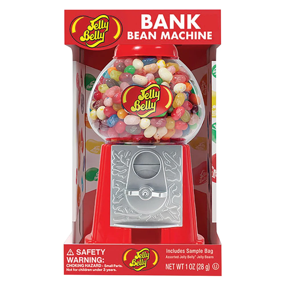 Jelly Belly Assorted 1oz Machine Banks - 6ct