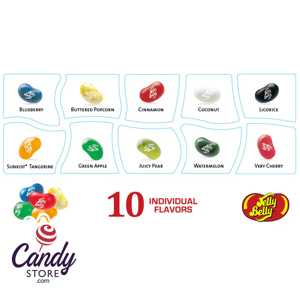 Jelly Belly 10-Flavor Beananza Gift Box 4.25oz - 12ct - Image 2
