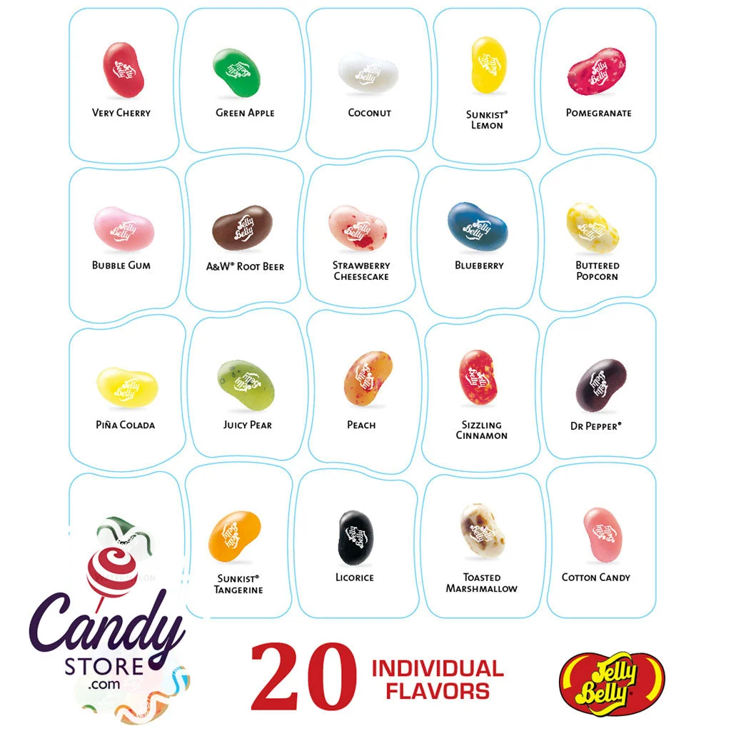 Jelly Belly 20-Flavor Gift Box - 10ct
