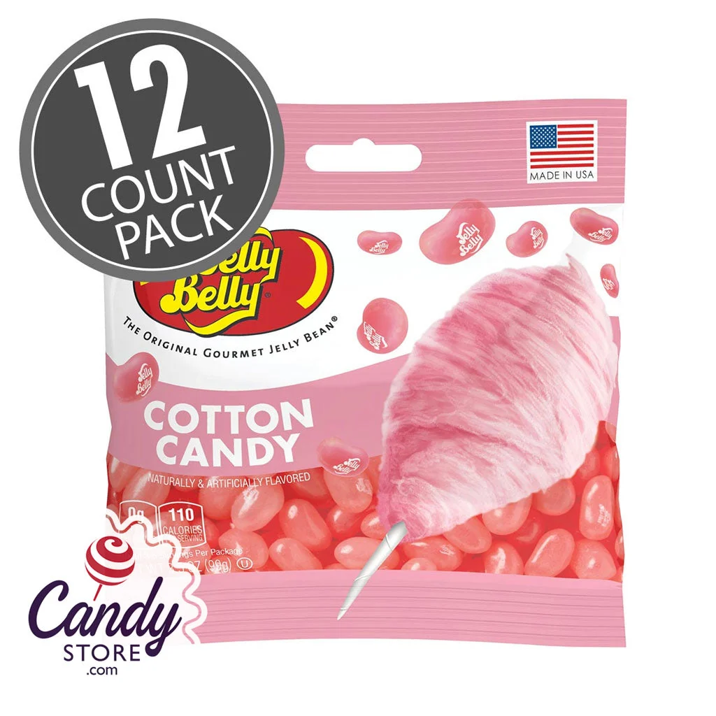 Jelly Belly Cotton Candy Jelly Beans Bags - 12ct - Image 3