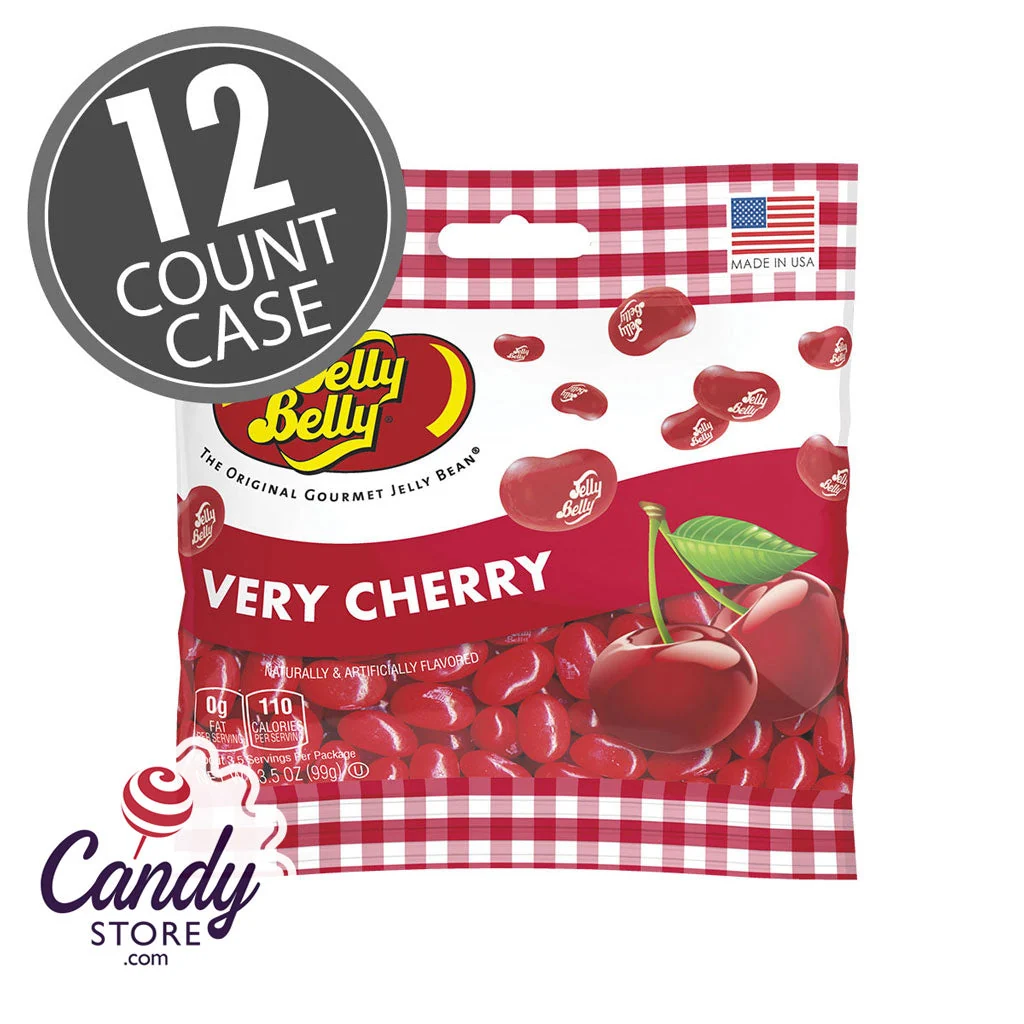 Jelly Belly Very Cherry Jelly Beans Bags - 12ct - Image 3