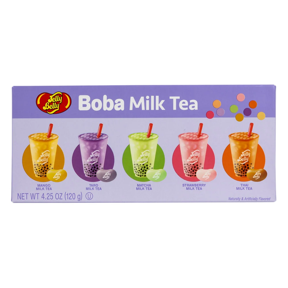Jelly Belly Boba Milk Tea Mix 4.25oz Gift Boxes - 12ct