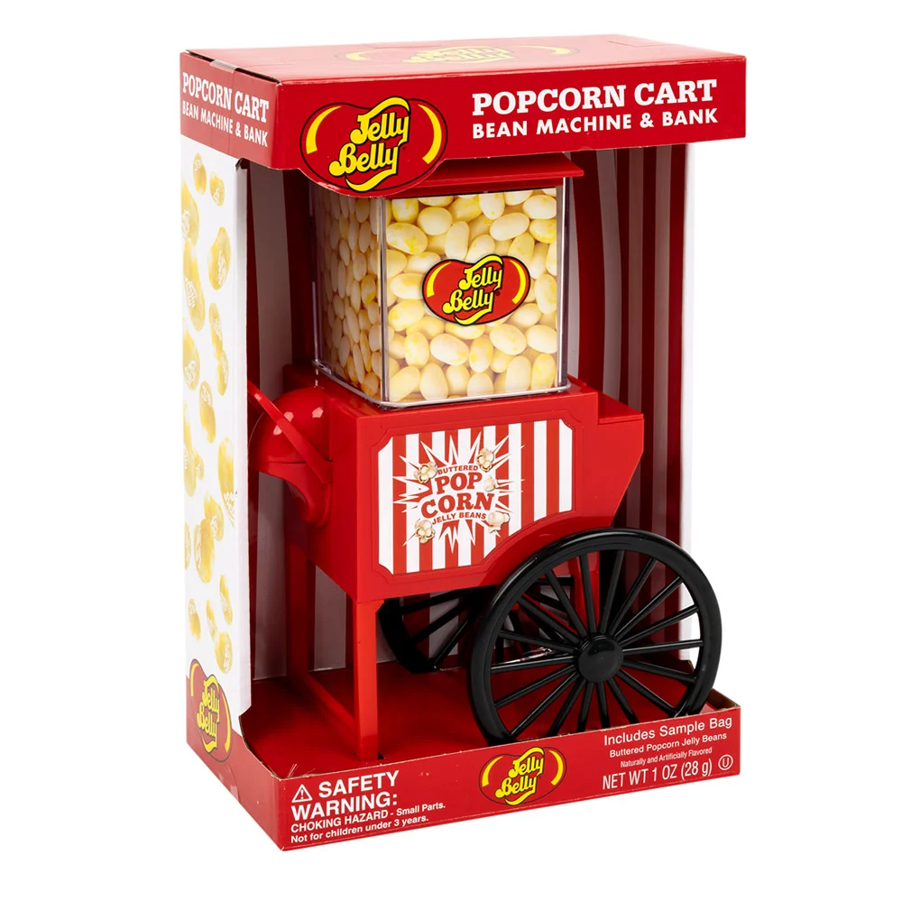Jelly Belly Buttered Popcorn 1oz Machine Banks - 6ct