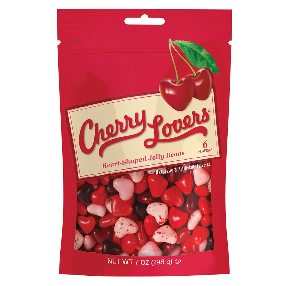Jelly Belly Cherry Lovers Assorted 7oz Pouches - 12ct