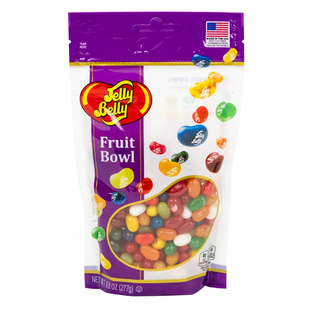 Jelly Belly Fruit Bowl 9.8oz Pouches - 6ct