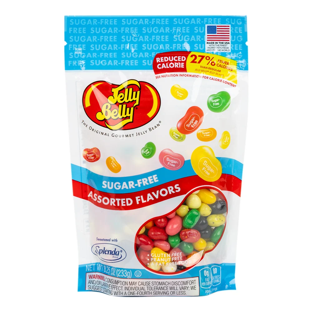 Jelly Belly Sugar Free Assorted 8.25oz Pouches - 10ct