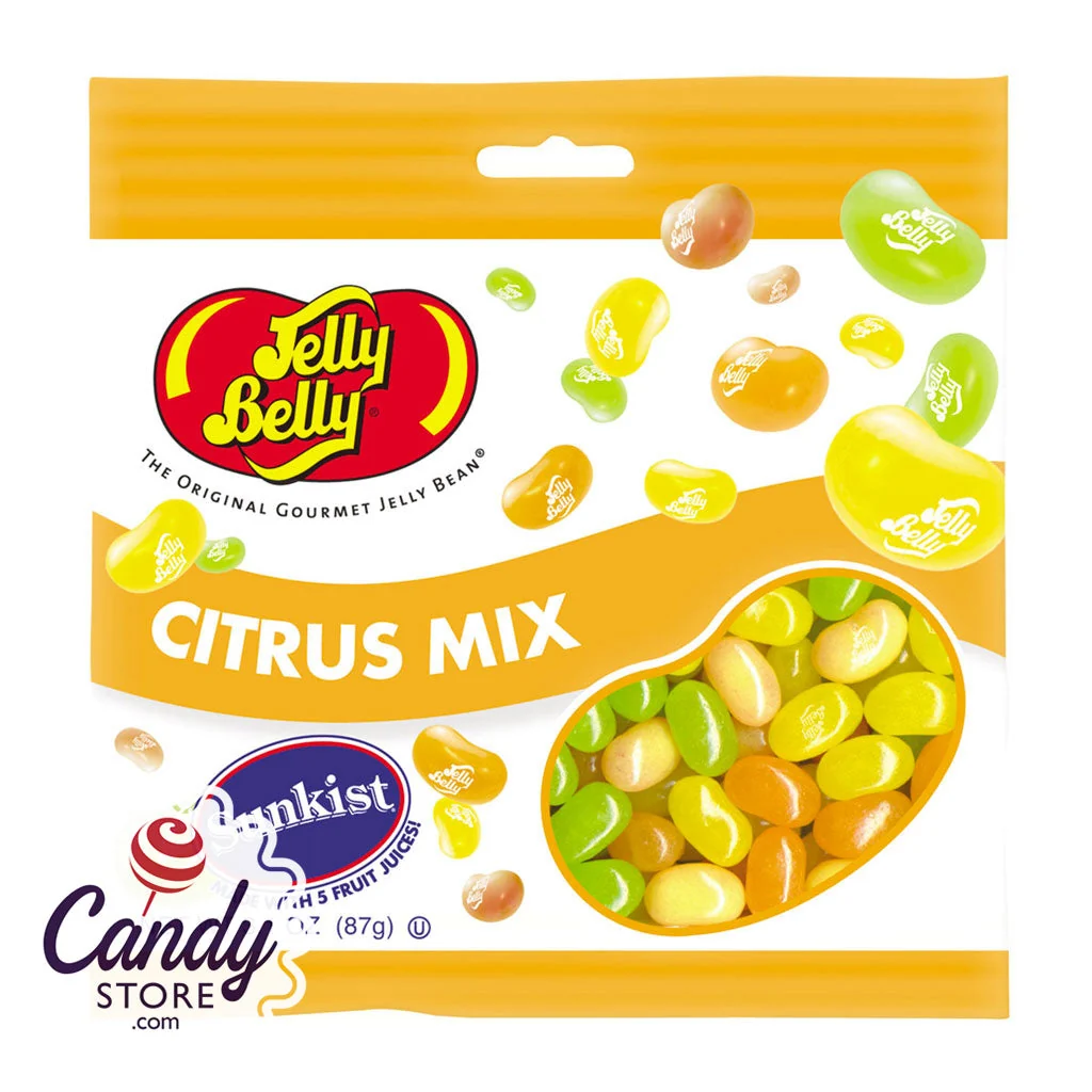 Sunkist Citrus Mix Jelly Belly Jelly Beans Bags - 12ct - Image 3