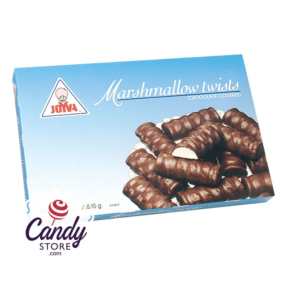 Joyva Kosher For Passover Vanilla Marshmallow Twists 9oz Boxes - 24ct