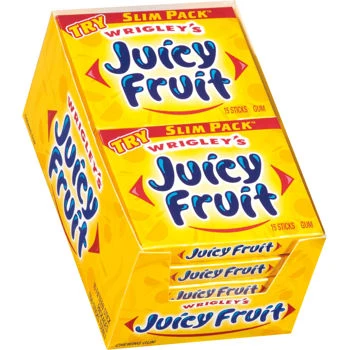 Juicy Fruit 15 stick - 10ct