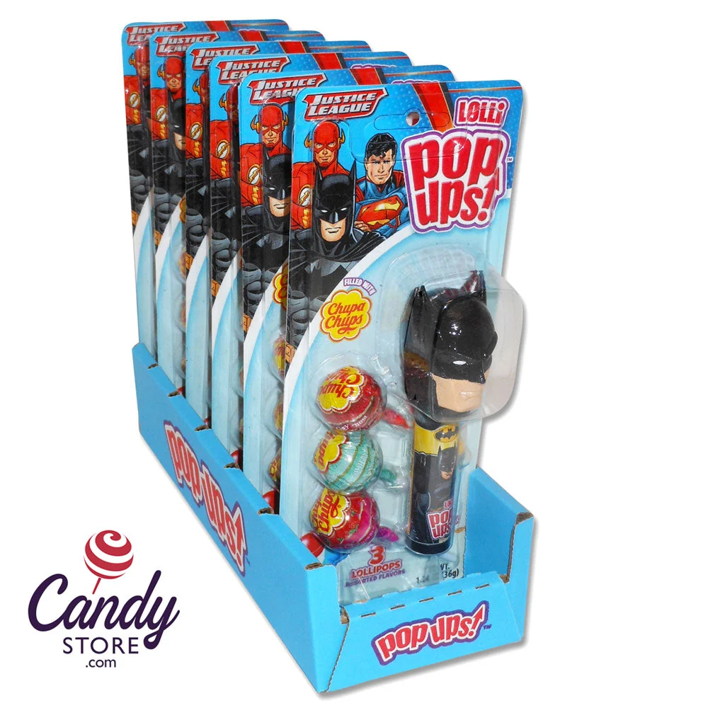 Justice League Pop-Ups Lollipops Toys - 6ct - Image 3