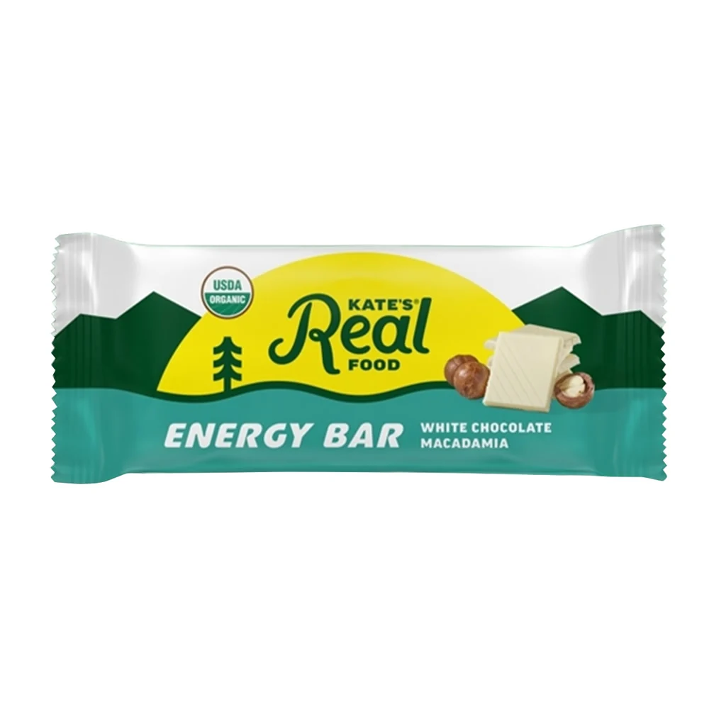 Kate's Real Food White Chocolate Macadamia Nut Bars - 12ct