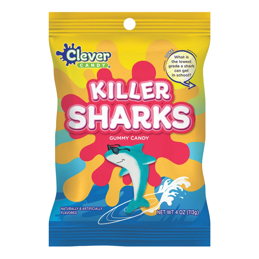Killer Sharks Peg Bags - 12ct