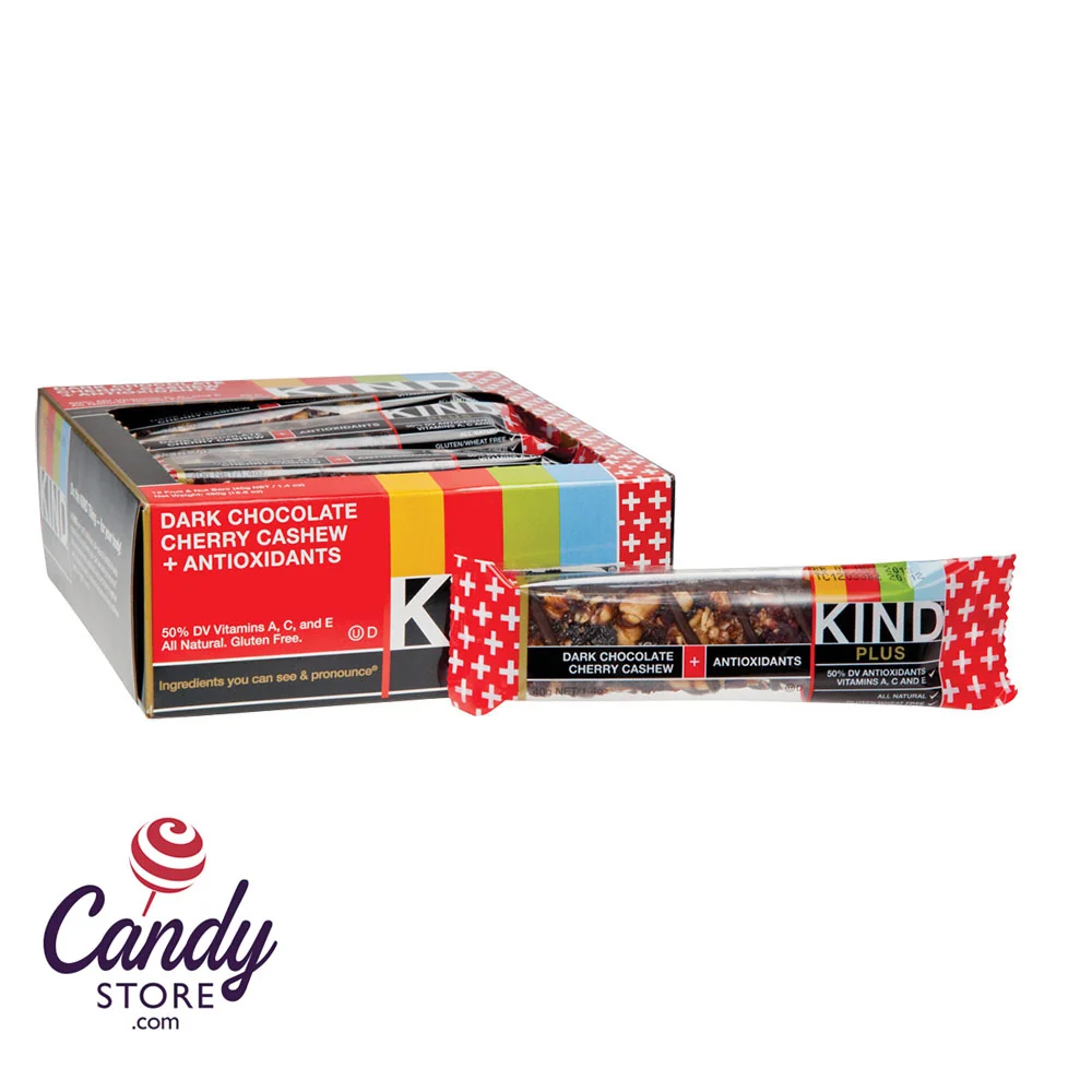 Kind Bars Dark Chocolate Cherry Cashew Plus Antioxidants 1.4oz - 12ct