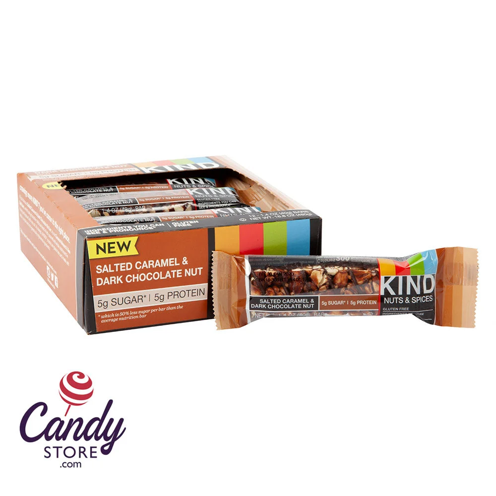 Kind Bars Salted Caramel Dark Chocolate Nut 1.4oz - 12ct