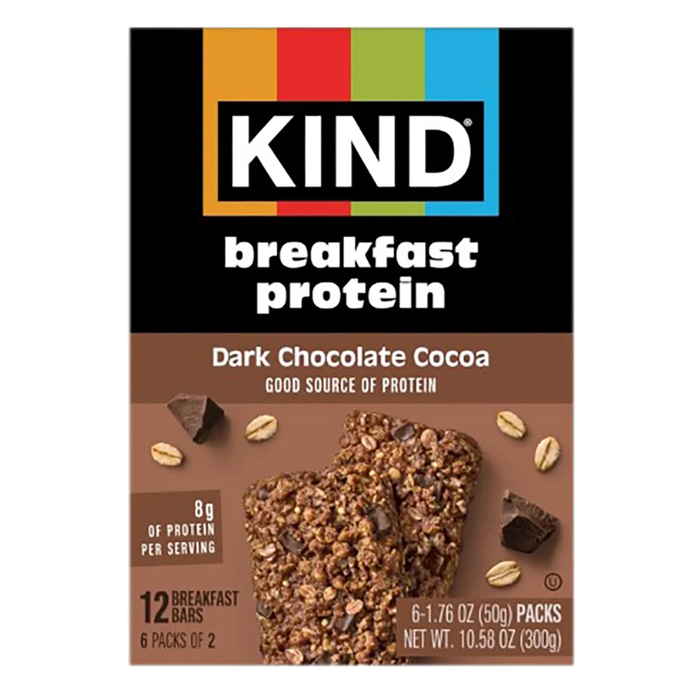 Kind Breakfast Protein Dark Chocolate Cocoa Bars - 5ct