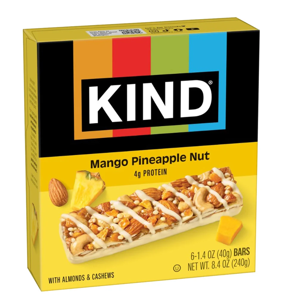 Mango Pineapple Kind Bar - 6ct