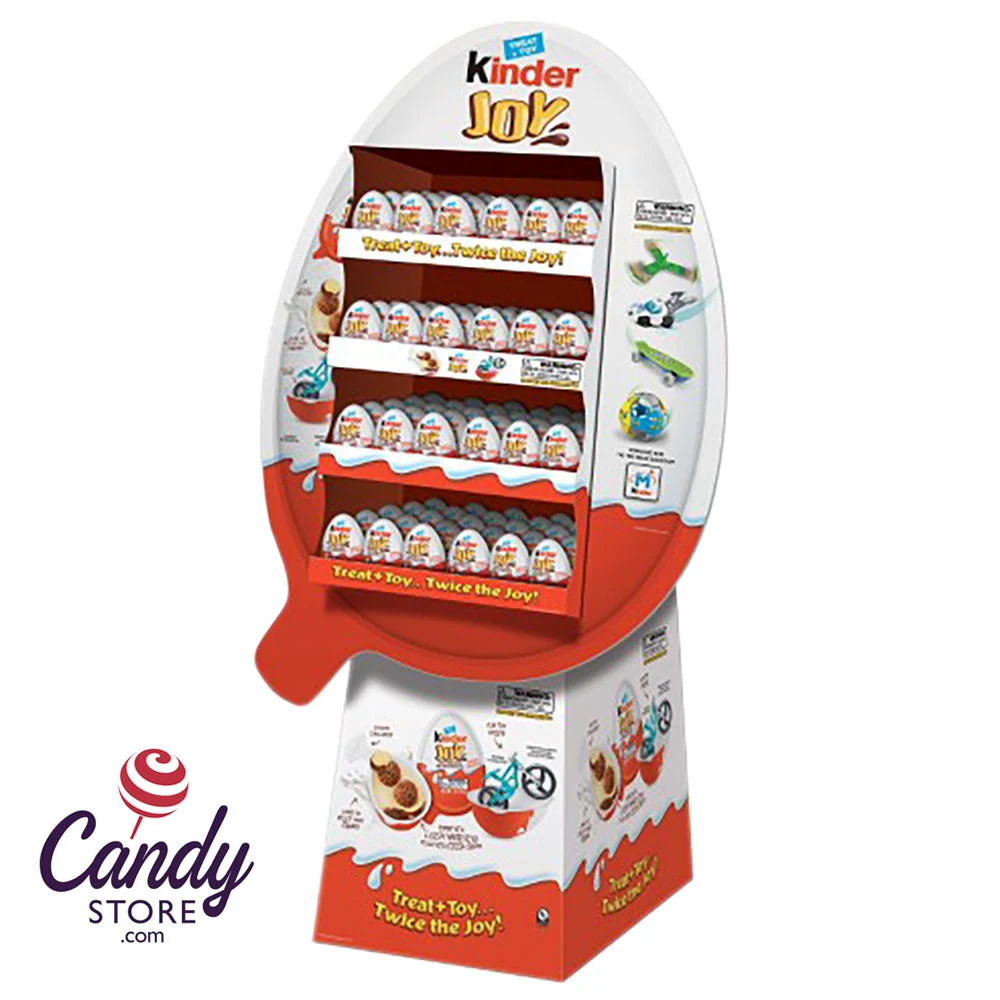 Kinder Joy Chocolate And Toy Surprise 0.7oz Shipper - 120ct