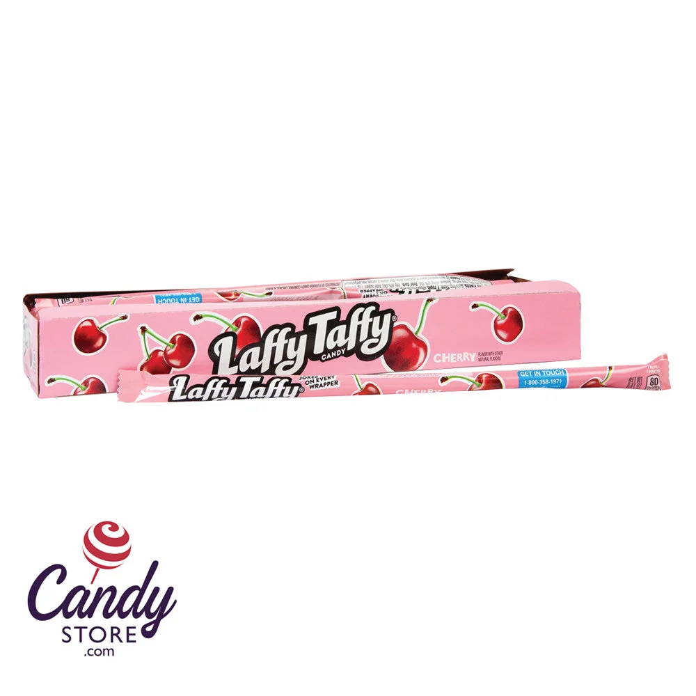 Cherry Laffy Taffy Ropes - 24ct