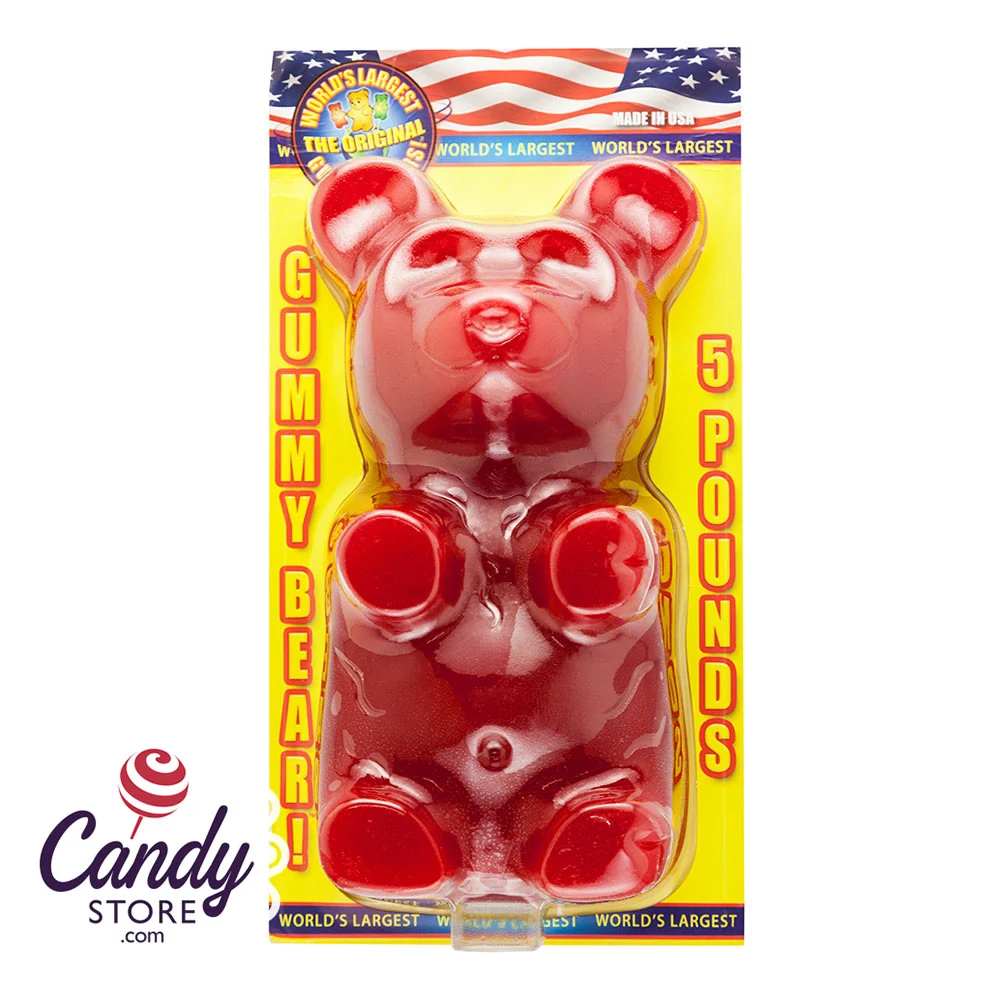 Five-Pound Gummy Bear Cherry - 3ct