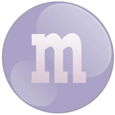 Light Purple M&Ms Candy - 10lb