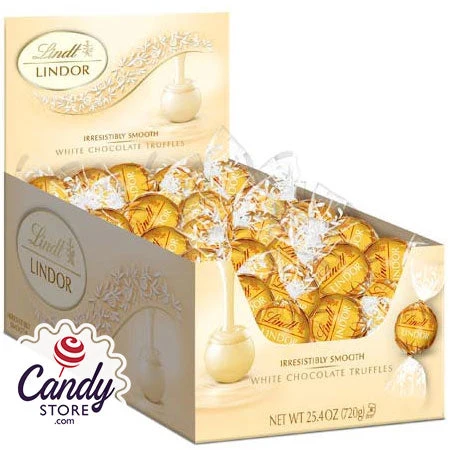 Lindt White Chocolate Lindor Truffles - 120ct