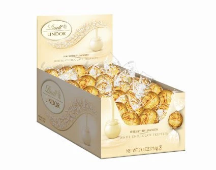 Lindt White Chocolate Lindor Truffles - 120ct - Image 2