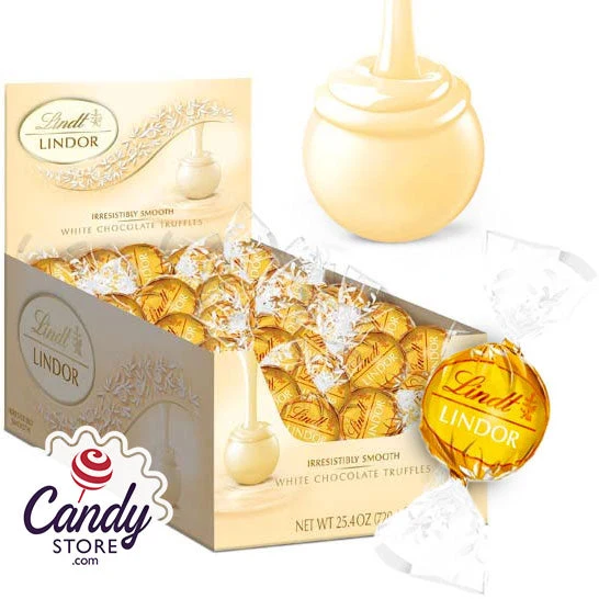 Lindt White Chocolate Lindor Truffles - 120ct - Image 3
