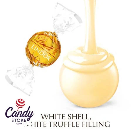Lindt White Chocolate Lindor Truffles - 120ct - Image 4