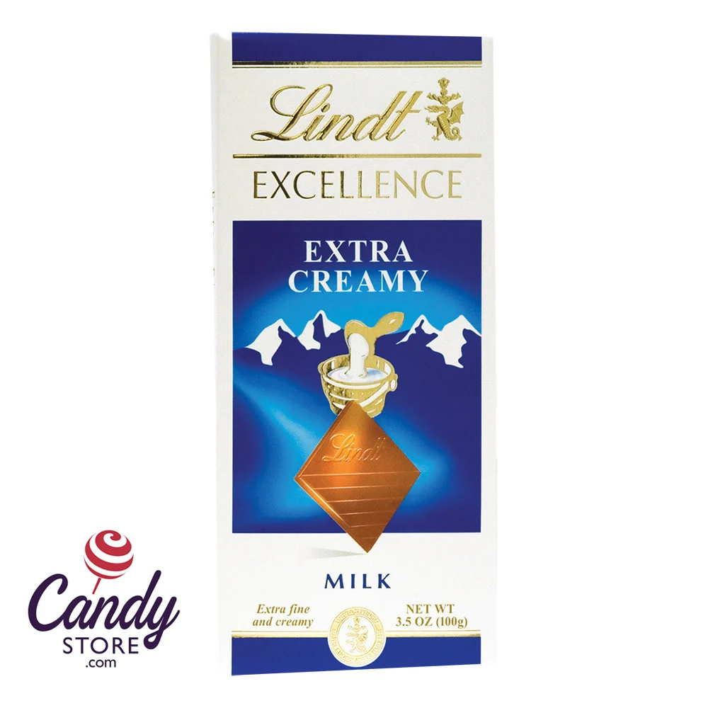 Lindt Excellence Extra Creamy Milk Chocolate Bars - 12ct - Image 3