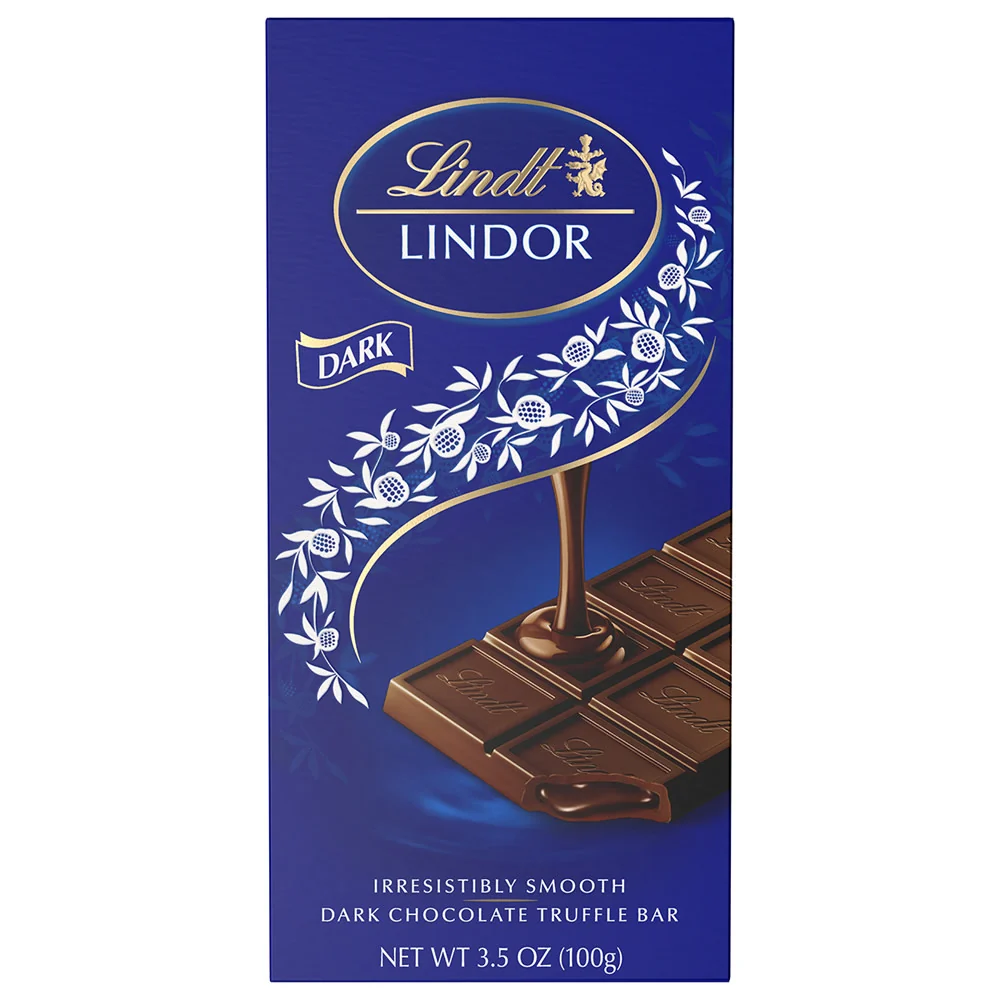 Lindt Lindor Dark Chocolate Filled Truffle Bar - 12ct