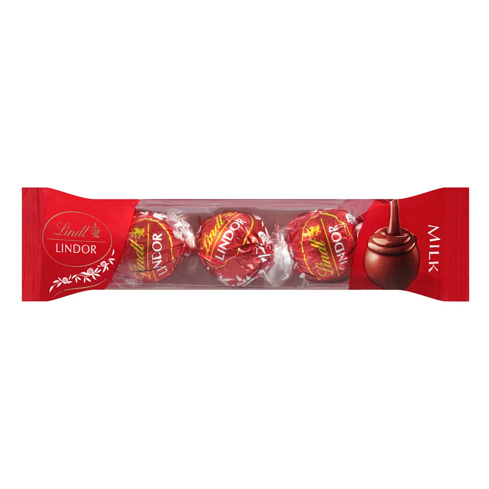 Lindt Lindor Milk Chocolate Truffles 3 Pack - 14ct