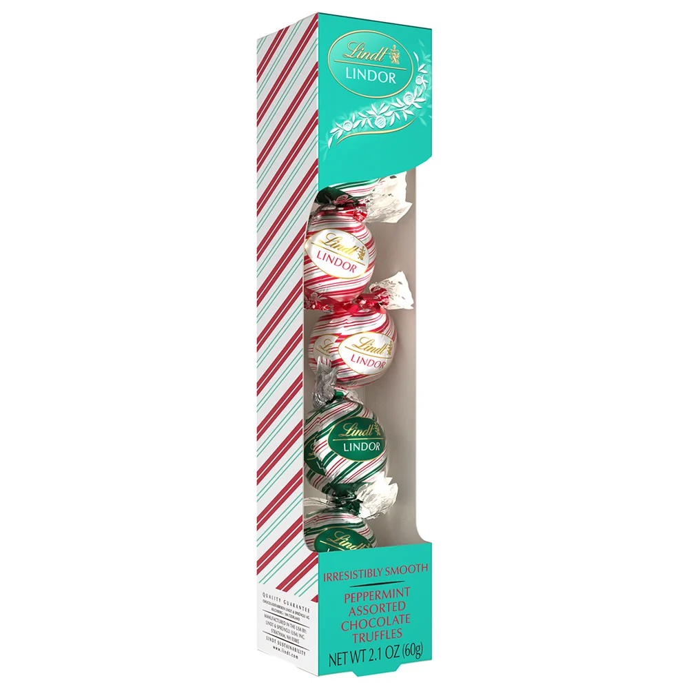 Lindt Lindor Peppermint Duo Truffles - 20ct