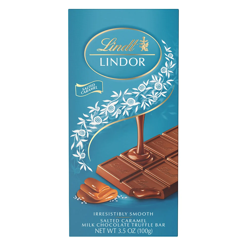 Lindt Lindor Salted Caramel Truffle Bar - 12ct
