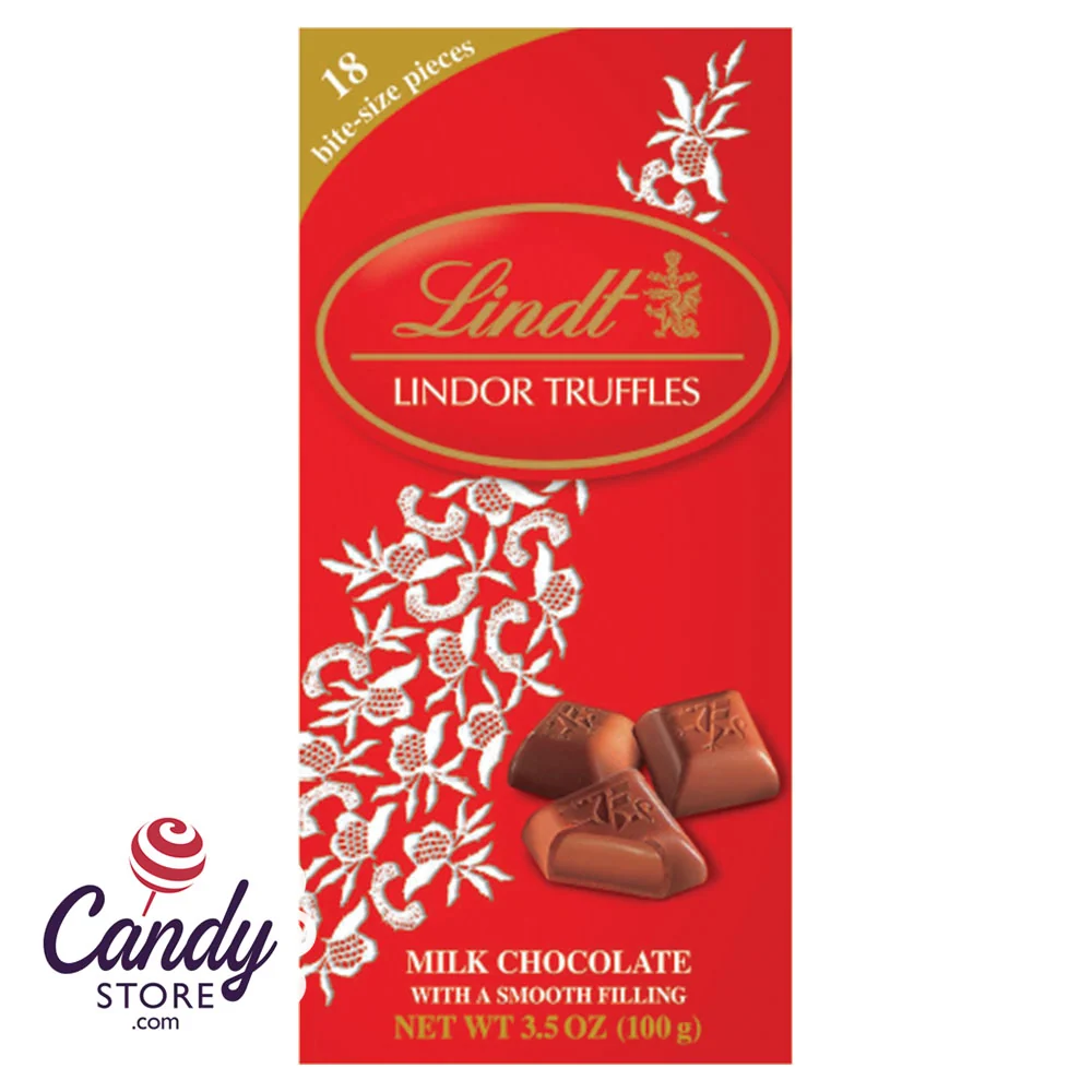 Lindt Lindor Truffle Milk Chocolate Bars - 12ct