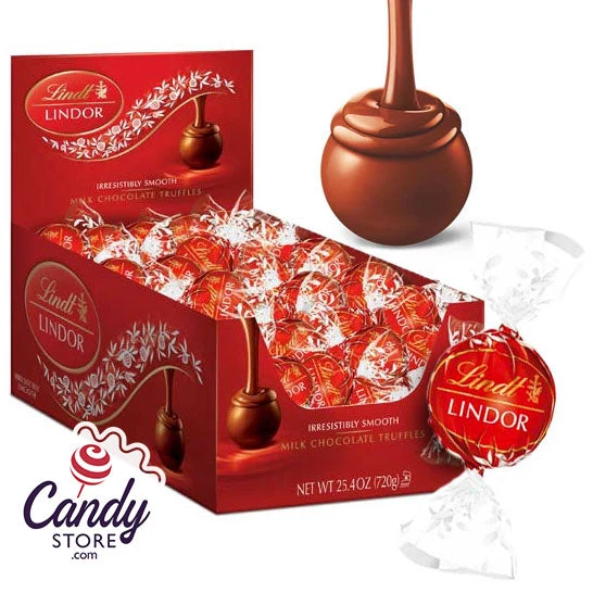 Lindt Milk Chocolate Lindor Truffles - 120ct