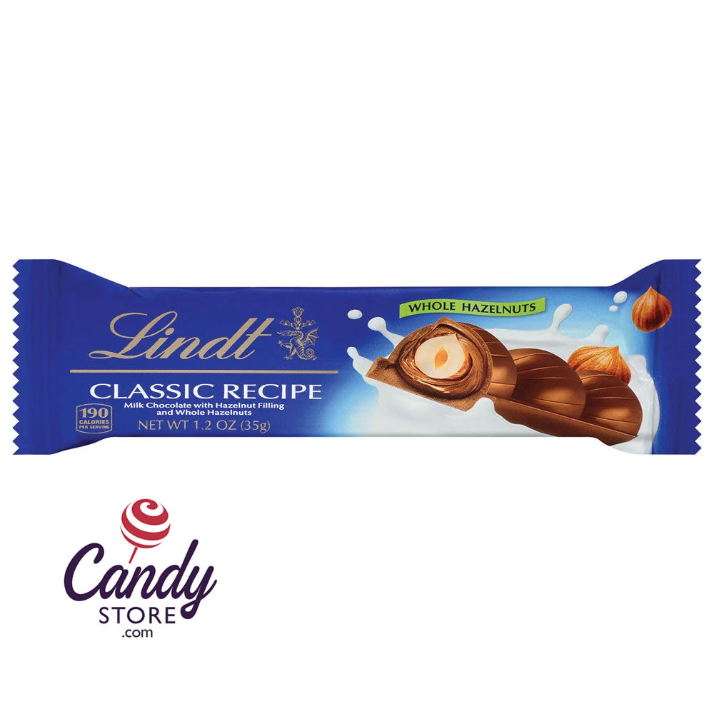 Lindt Stick Classic Recipe Whole Hazelnut 1.2oz - 18ct