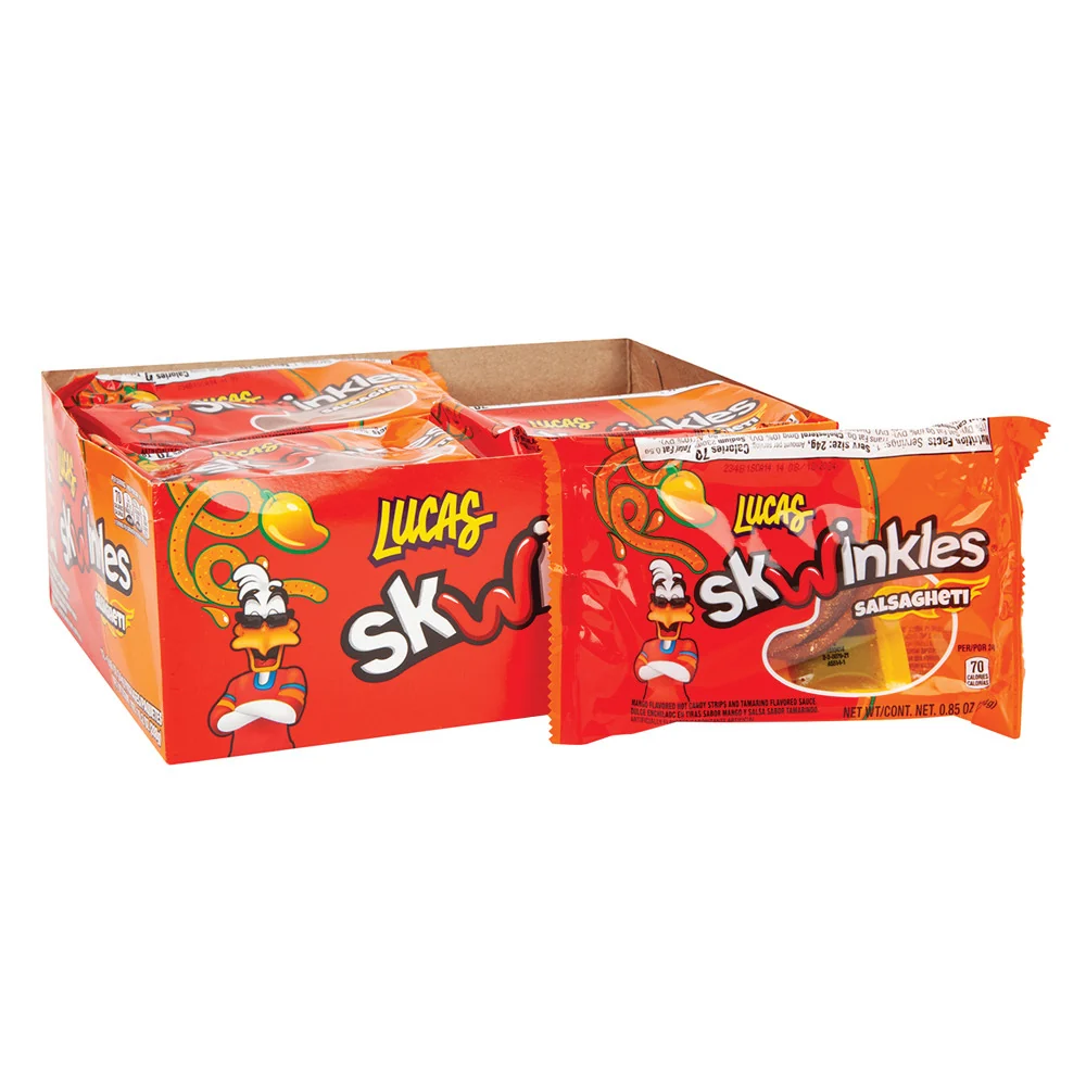 Lucas Skwinkles Salsagheti Mango Boxes - 12ct