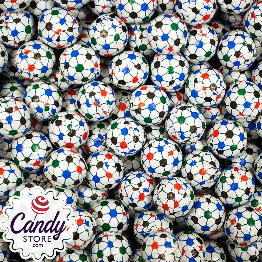 Soccer Balls Candy Milk Chocolate Madelaine - 5lb Bulk - Image 3