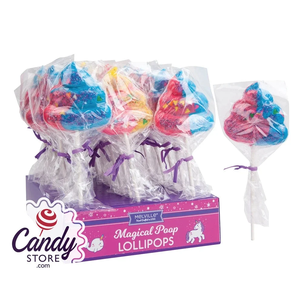 Magical Poop Lollipops - 24ct