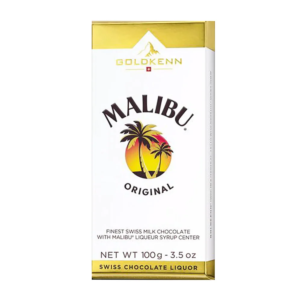 Malibu Rum Chocolate Bar - 10ct