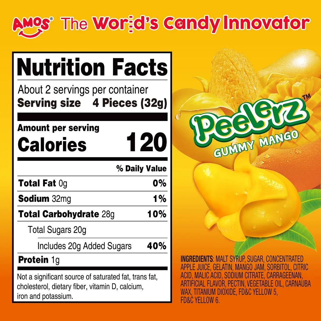 Mango Peelerz Gummies - 12ct - Image 4