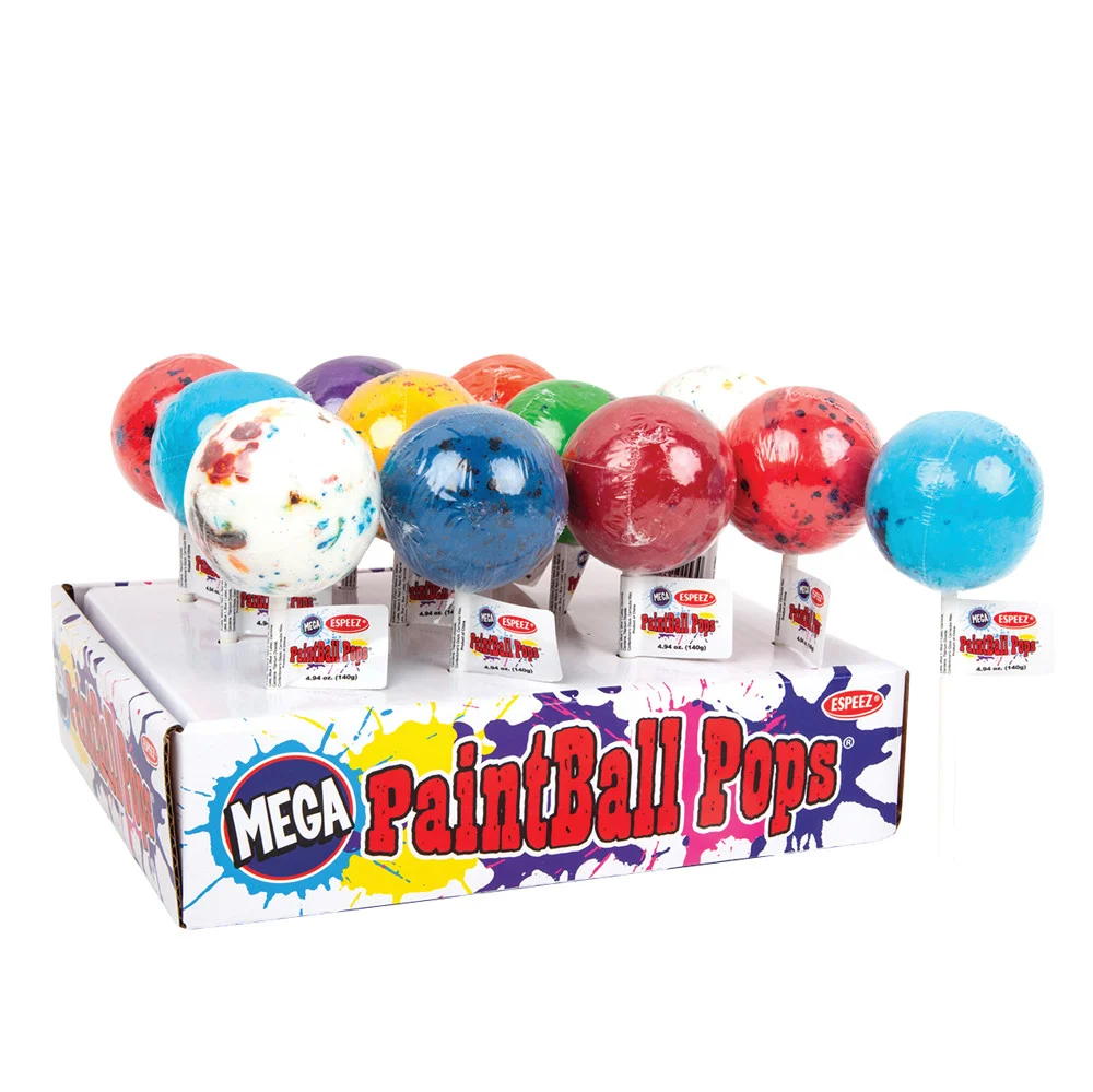 Mega Paintball Pops Assorted - 12ct
